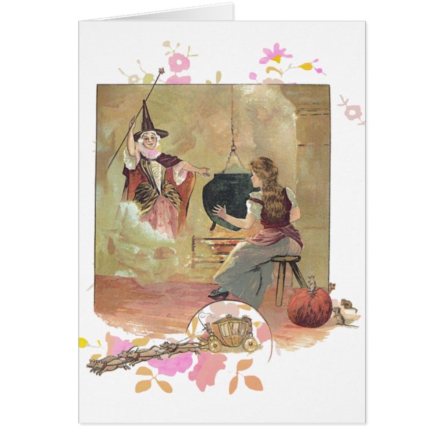Cinderella And Her Fairy God Mother Cards (Front)