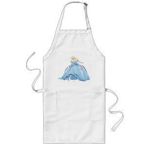 Cinderella And Her Glass Shoe Long Apron