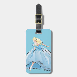 Cinderella And Her Glass Shoe Luggage Tag