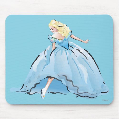 Cinderella And Her Glass Shoe Mouse Pad