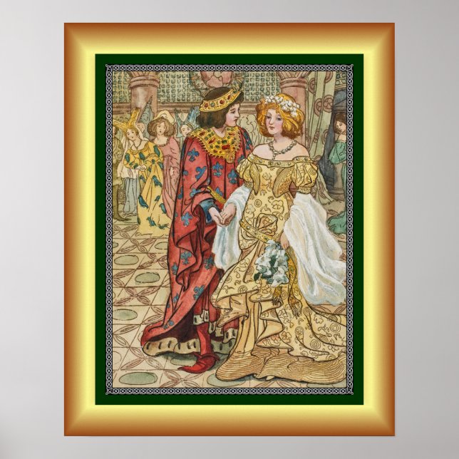 Cinderella and Her Prince ~ At The Ball ~ 1912 ~   Poster (Front)