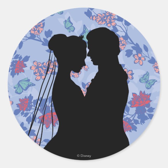 Cinderella And Prince Charming Classic Round Sticker (Front)