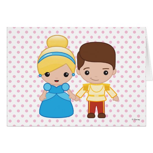 Cinderella and Prince Charming Emoji (Front Horizontal)