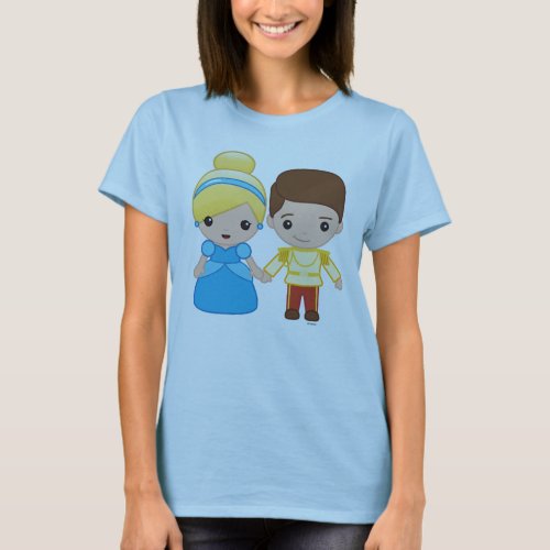 Cinderella and Prince Charming Emoji 2 T_Shirt