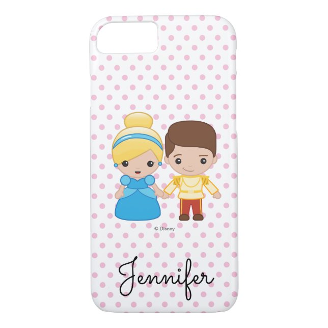 Cinderella and Prince Charming Emoji | Your Name Case-Mate iPhone Case (Back)
