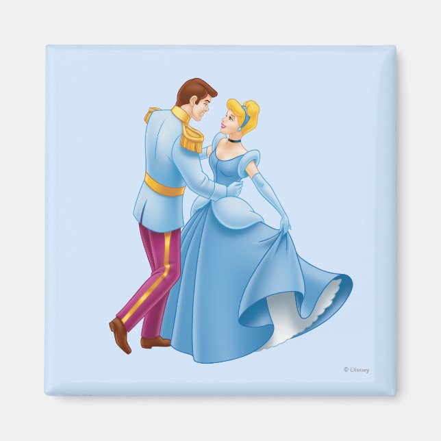 Cinderella and Prince Charming Magnet (Front)