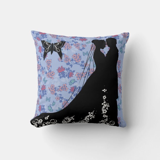 Cinderella And Prince Charming Throw Pillow (Front)
