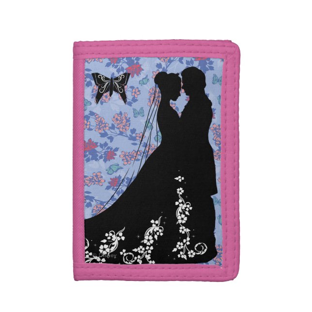 Cinderella And Prince Charming Tri-fold Wallet (Front Vertical)