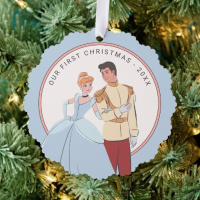 Cinderella and Prince Charming | Wedding Ornament Card