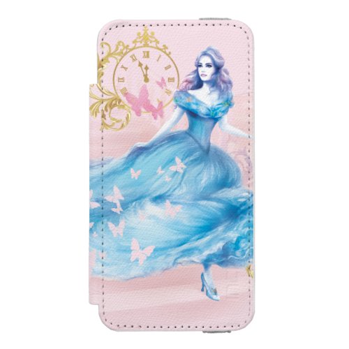 Cinderella Approaching Midnight Wallet Case For iPhone SE55s