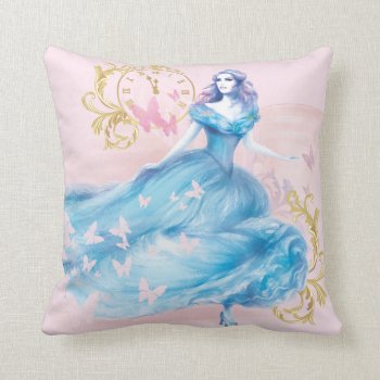 Cinderella Approaching Midnight Throw Pillow by OtherDisneyBrands at Zazzle