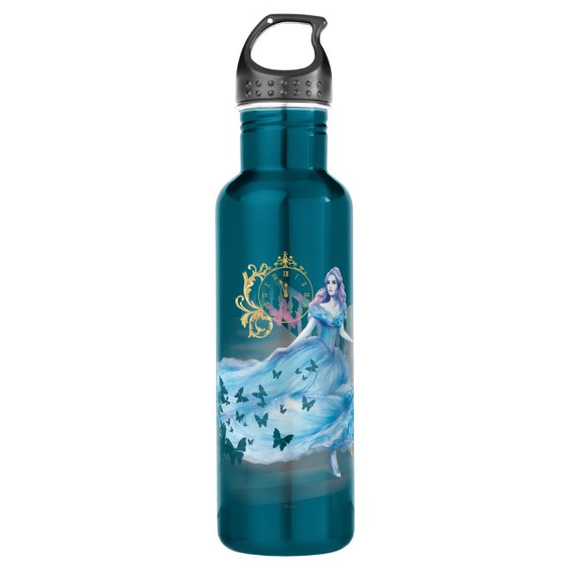 Cinderella Approaching Midnight Water Bottle (Front)