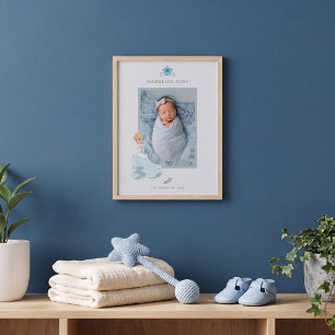 Cinderella Baby Photo Nursery Poster
