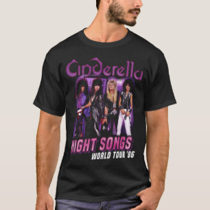 Cinderella Band Night Songs World Tour 86 T-Shirt