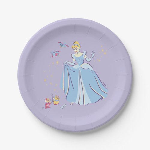 Cinderella  Bibbidi Bobbidi Boo Paper Plates