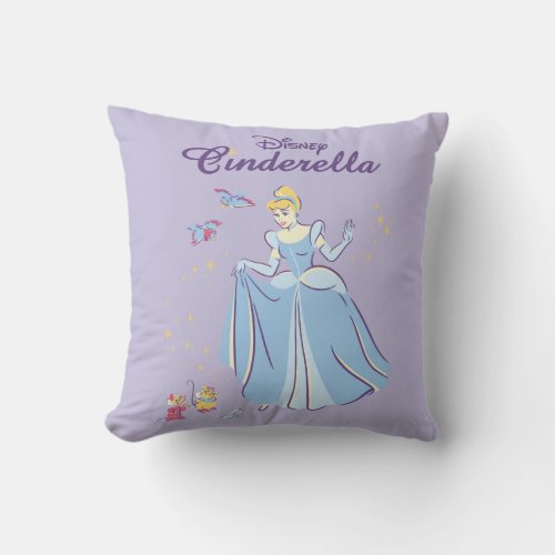 Cinderella  Bibbidi Bobbidi Boo Throw Pillow