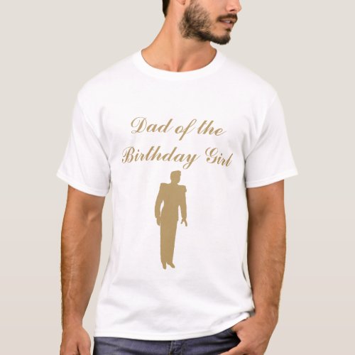 Cinderella Birthday Dad T_Shirt