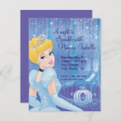 Cinderella Birthday Invitation (Front/Back)