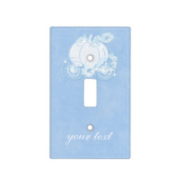 Cinderella Blue Carriage Light Switch Cover