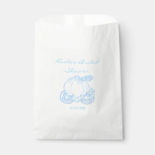 Cinderella Blue Carriage Party Favor Bags