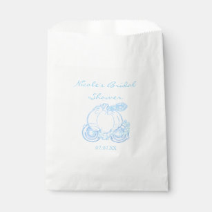 Cinderella Favor Bags Zazzle Cinderella Blue Carriage Party Favor Bags