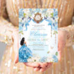 Cinderella Blue Royal Sweet Sixteen Princess  Invitation<br><div class="desc">A fairytale dream come true. Your special day deserves a very special invitation design. I put a so much time and care into designing this invitation and I am IN LOVE with it. I hope you are too! This Cinderella invitation features so many little luxury touches perfect for your royal...</div>