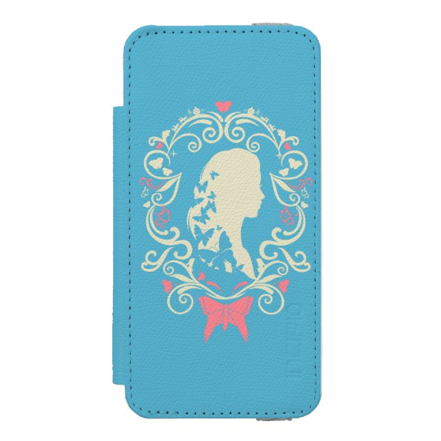 Cinderella Butterfly Cameo Incipio iPhone Wallet Case (Folio Front)