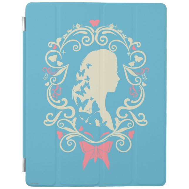 Cinderella Butterfly Cameo iPad Smart Cover (Front)
