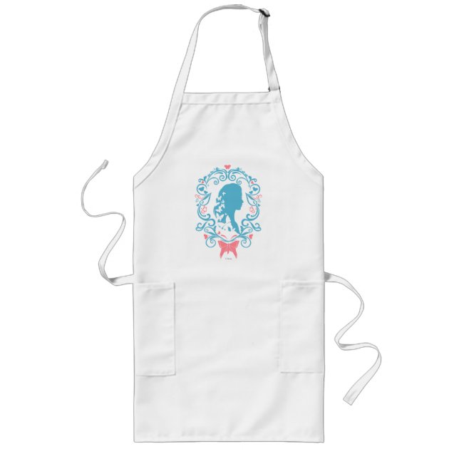 Cinderella Butterfly Cameo Long Apron (Front)