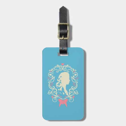 Cinderella Butterfly Cameo Luggage Tag