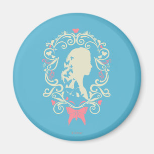 Cinderella Butterfly Cameo Magnet