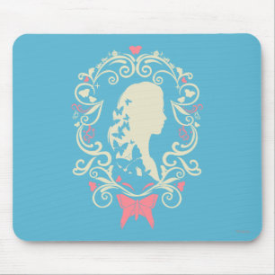Cinderella Butterfly Cameo Mouse Pad