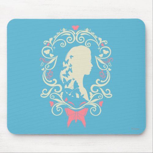 Cinderella Butterfly Cameo Mouse Pad