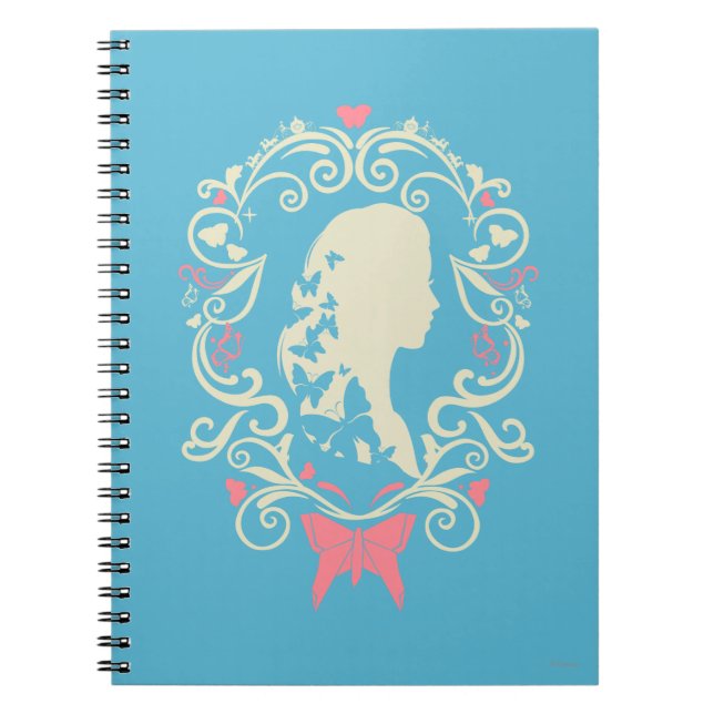 Cinderella Butterfly Cameo Notebook (Front)