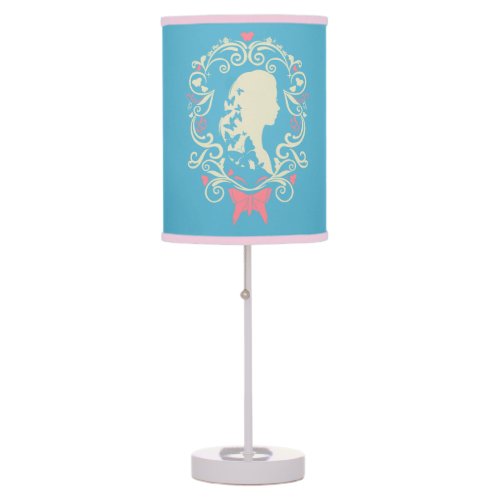 Cinderella Butterfly Cameo Table Lamp