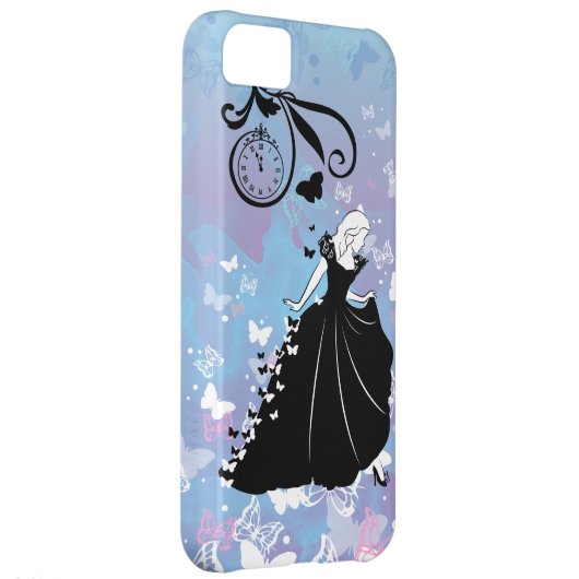 Cinderella Butterfly Dress Silhouette Case-Mate iPhone Case (Back/Right)
