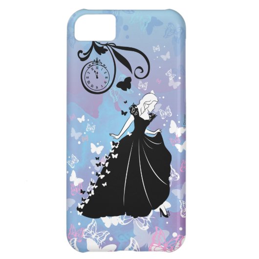 Cinderella Butterfly Dress Silhouette Case-Mate iPhone Case (Back)