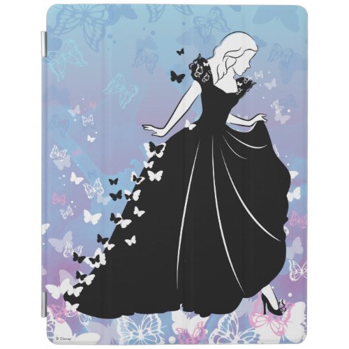 Cinderella Butterfly Dress Silhouette iPad Smart Cover