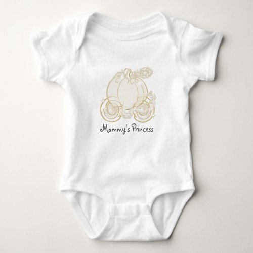 Cinderella Carriage Baby Personalized One Piece Baby Bodysuit