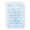 Cinderella Carriage Bridal Shower Blue Invitation