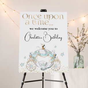 Cinderella Carriage Fairy Tale Party Foam Board