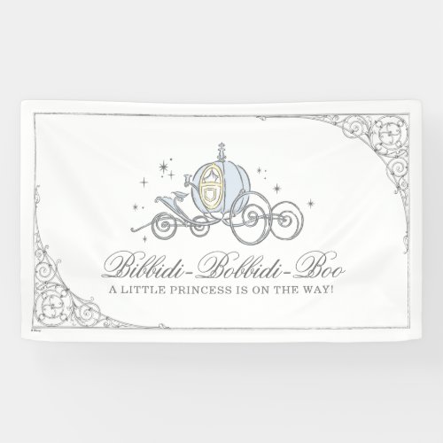 Cinderella Carriage  Fairytale Baby Shower Banner