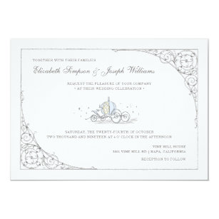 Cinderella Wedding Invitations Zazzle