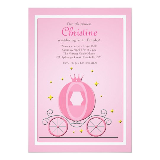 Download Cinderella Carriage Invitation | Zazzle.com