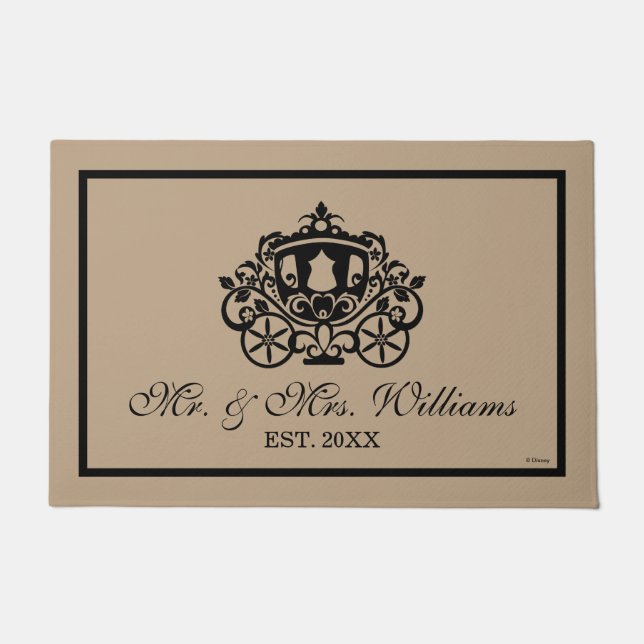 Cinderella Carriage | Mr. & Mrs. Doormat (Front)