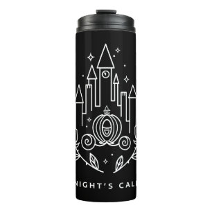 Cinderella Carriage Outline "Midnight's Calling" Thermal Tumbler