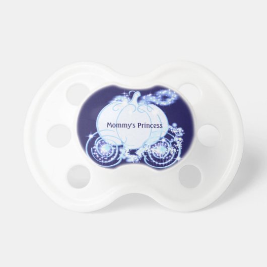 Cinderella Carriage Personalized Custom Pacifier (Front)
