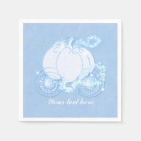 Cinderella Carriage Storybook Princess Napkins
