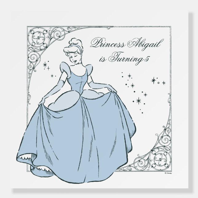 Cinderella Castle | Fairy Tale Birthday Foam Board (Front)