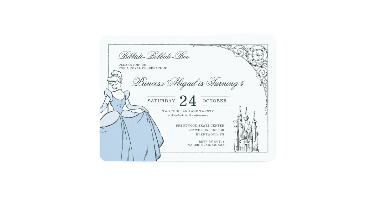 Cinderella Castle | Fairy Tale Birthday Invitation | Zazzle.com